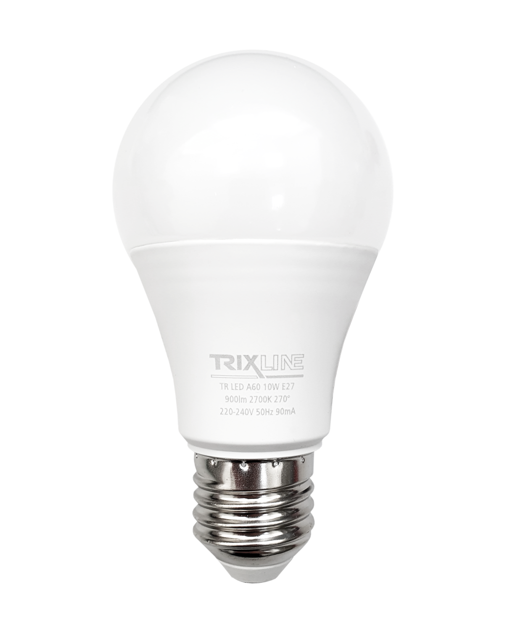 Trixline 10W E27 A60 2700K 900lm meleg fehér