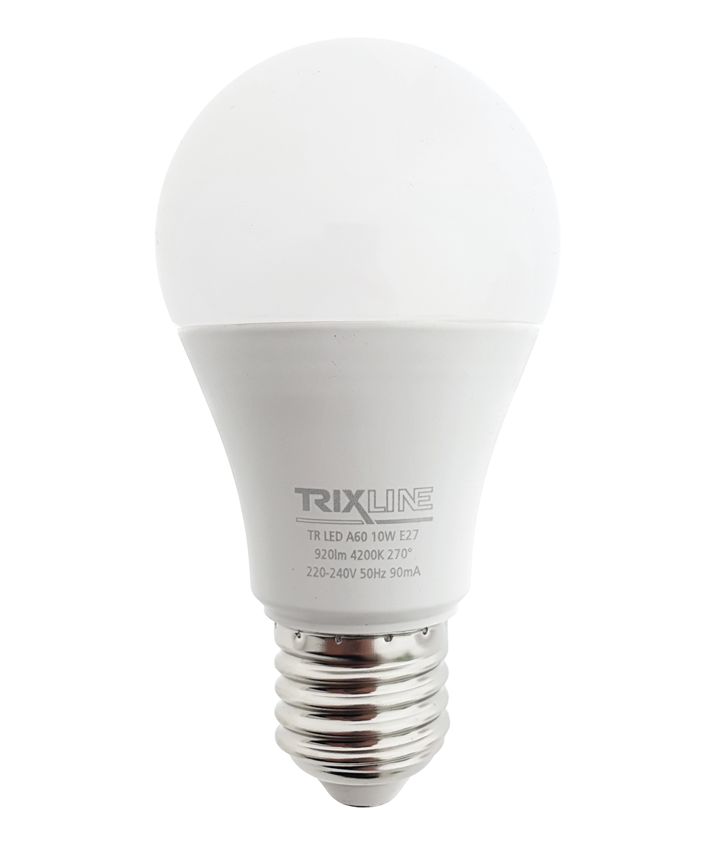 Trixline 10W E27 A60 4200K 920lm semleges fehér