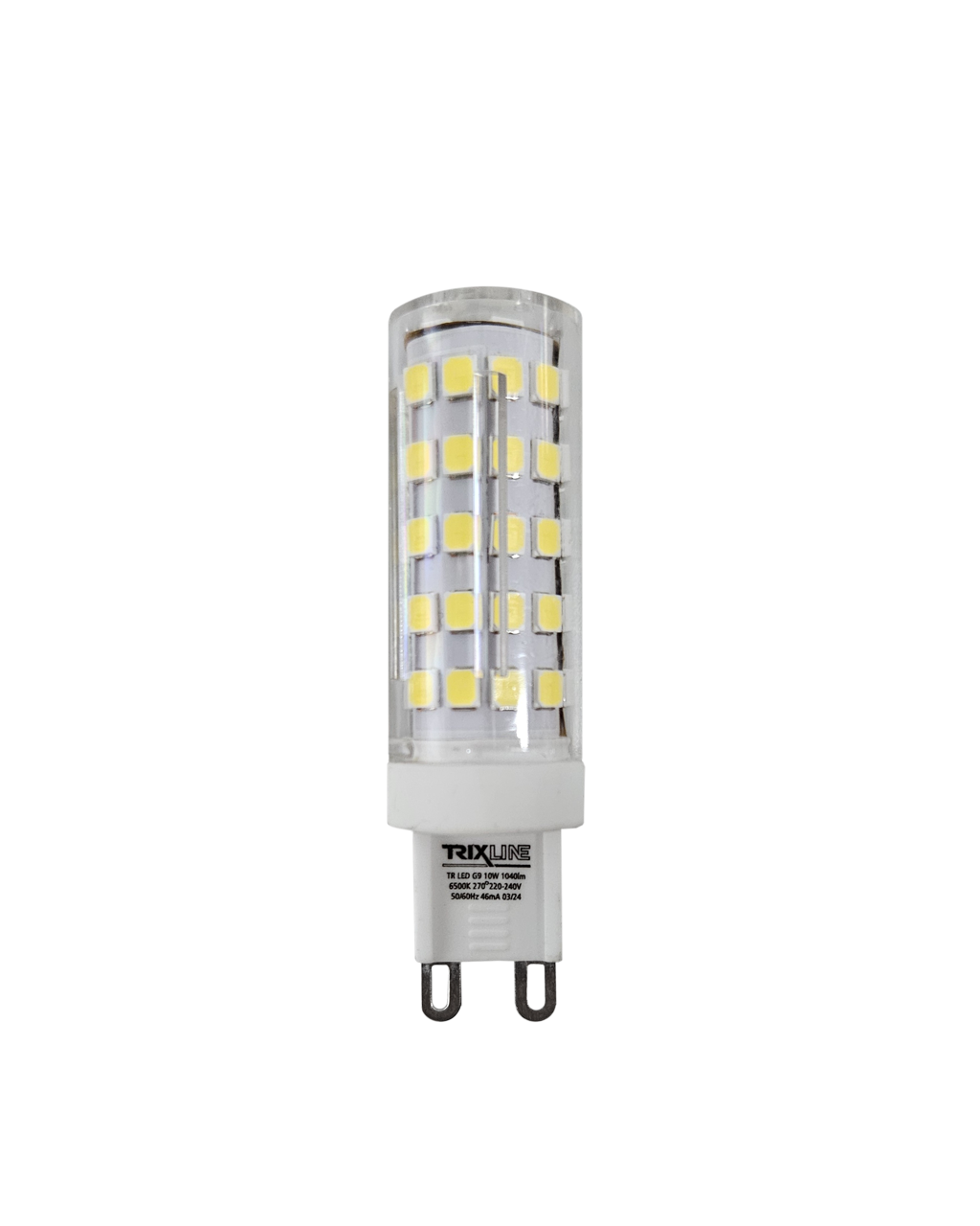 Trixline10W 1040lm G9 6500K magas fehér LED izzó