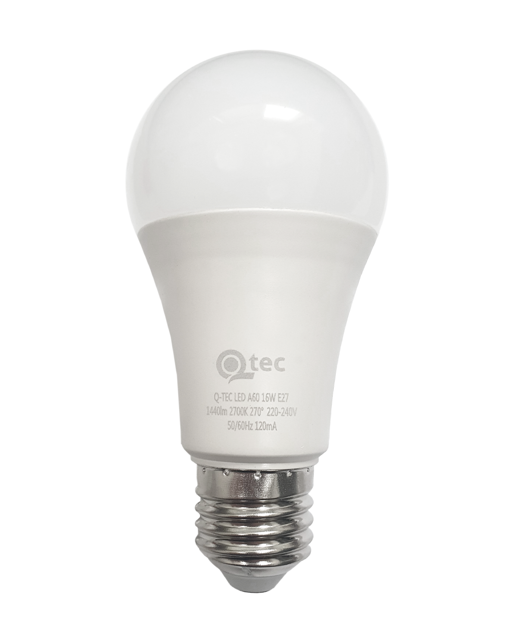 Q-TEC 16W A60 E27 2700K 1440lm