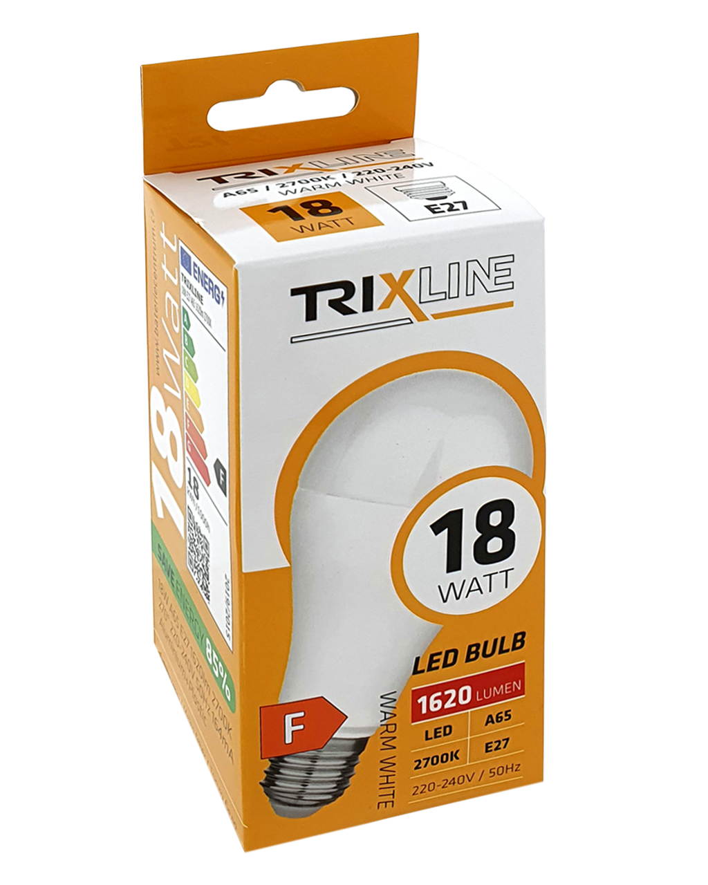 Trixline 18W E27 A65 2700K 1620lm meleg fehér - Image 4