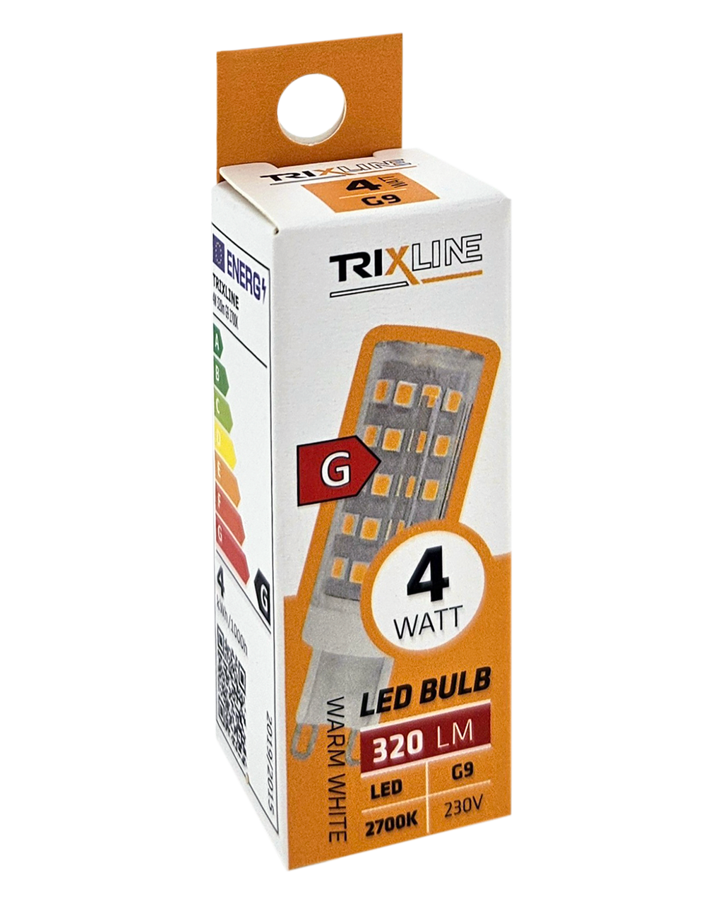 Trixline 4W 320lm G9 2700K meleg fehér - Image 4