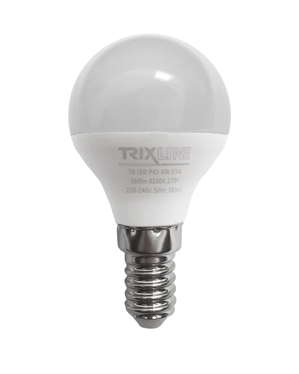 Trixline 4W 368lm E14 P45 4200K semleges fehér