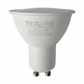 Trixline 4W 368lm GU10 4200K semleges fehér
