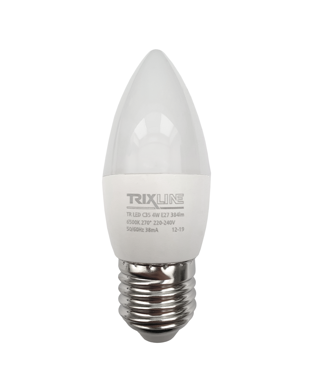 Trixline 4W E27 C35 6500K hideg fehér