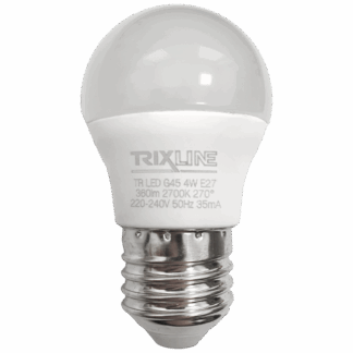 Trixline 4W 360lm E27 G45 2700K LED izzo  meleg fehér
