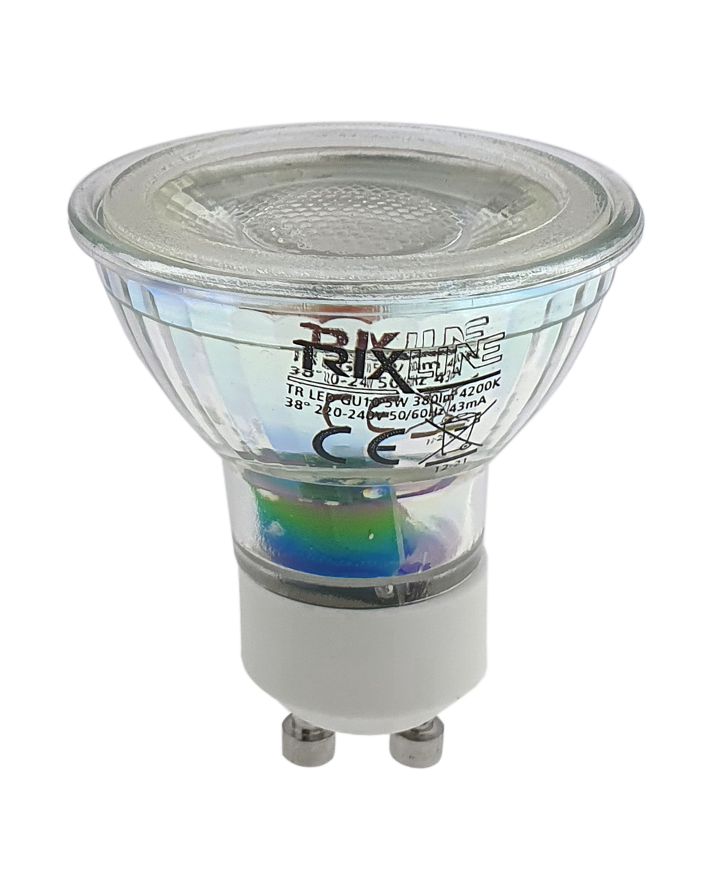 Trixline LED izzó 5W GU10 4200K semleges fehér