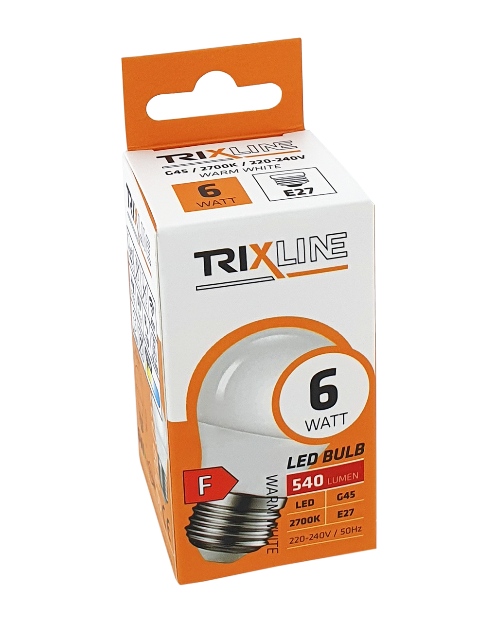 Trixline 6W E27 G45 2700K meleg fehér - Image 2