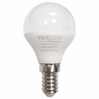 Trixline 6W 540lm E14 P45 2700K meleg fehér