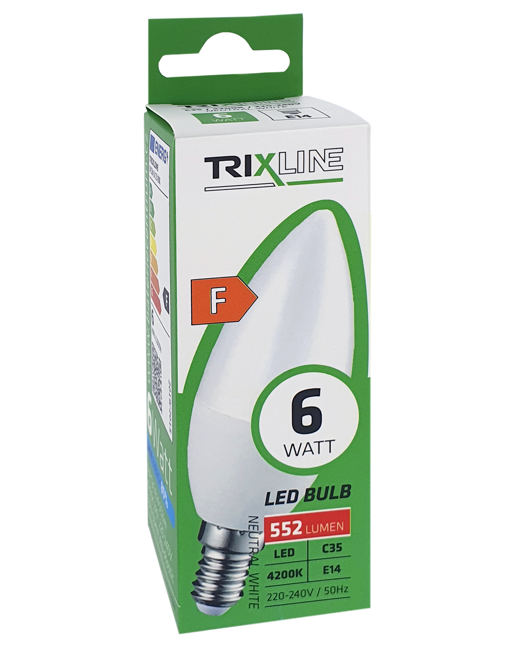 Trixline 6W 552lm E14 C35 4200K semleges fehér - Image 4