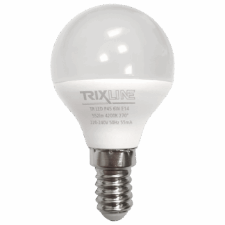 Trixline 6W 552lm E14 P45 4200K semleges fehér