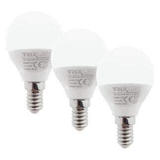 Trixline 6W/3db P45 E14 6500K magas fehér 3 db-os
