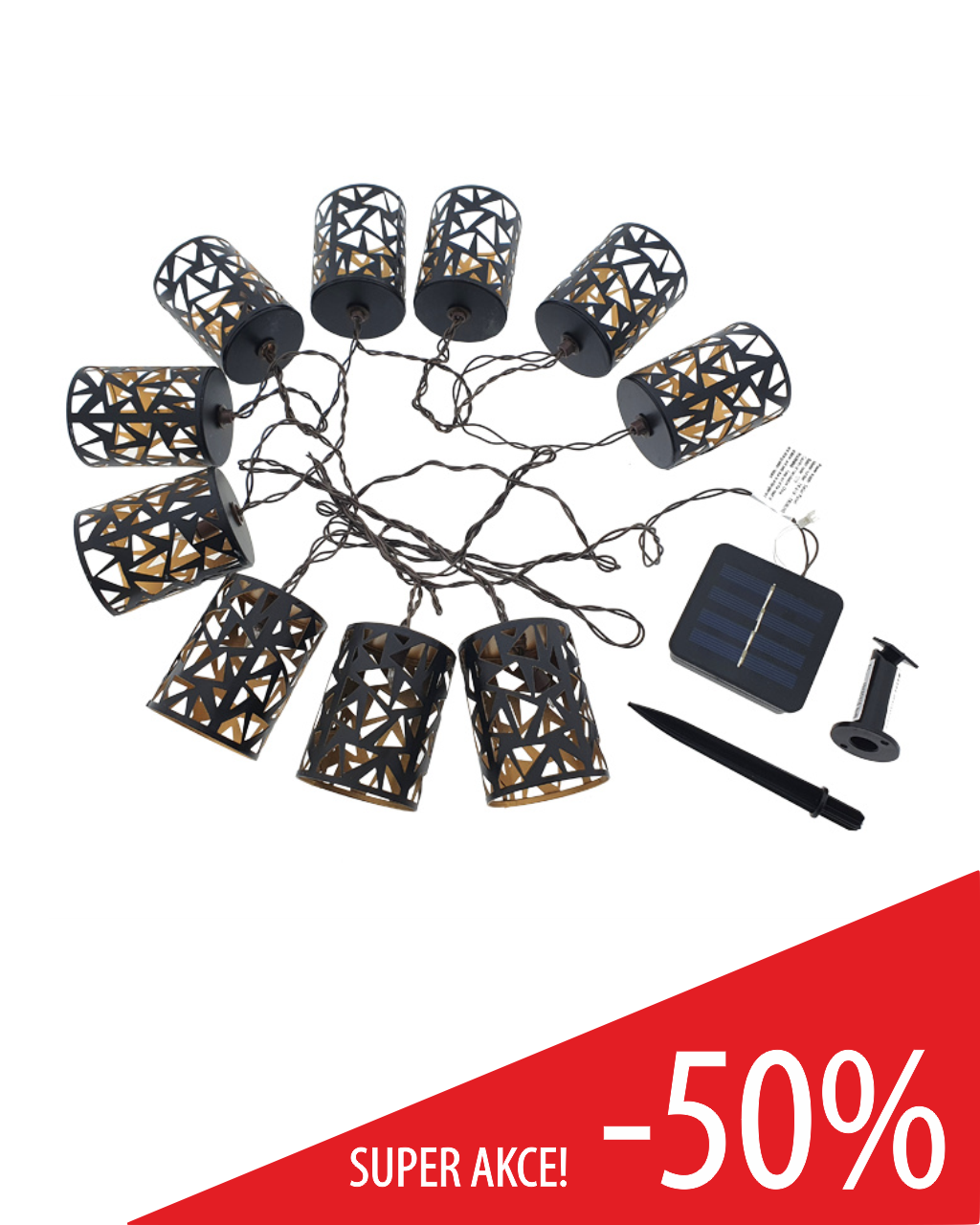 Dekoratív TR 610 LED napelemes lámpa TRIXLINE