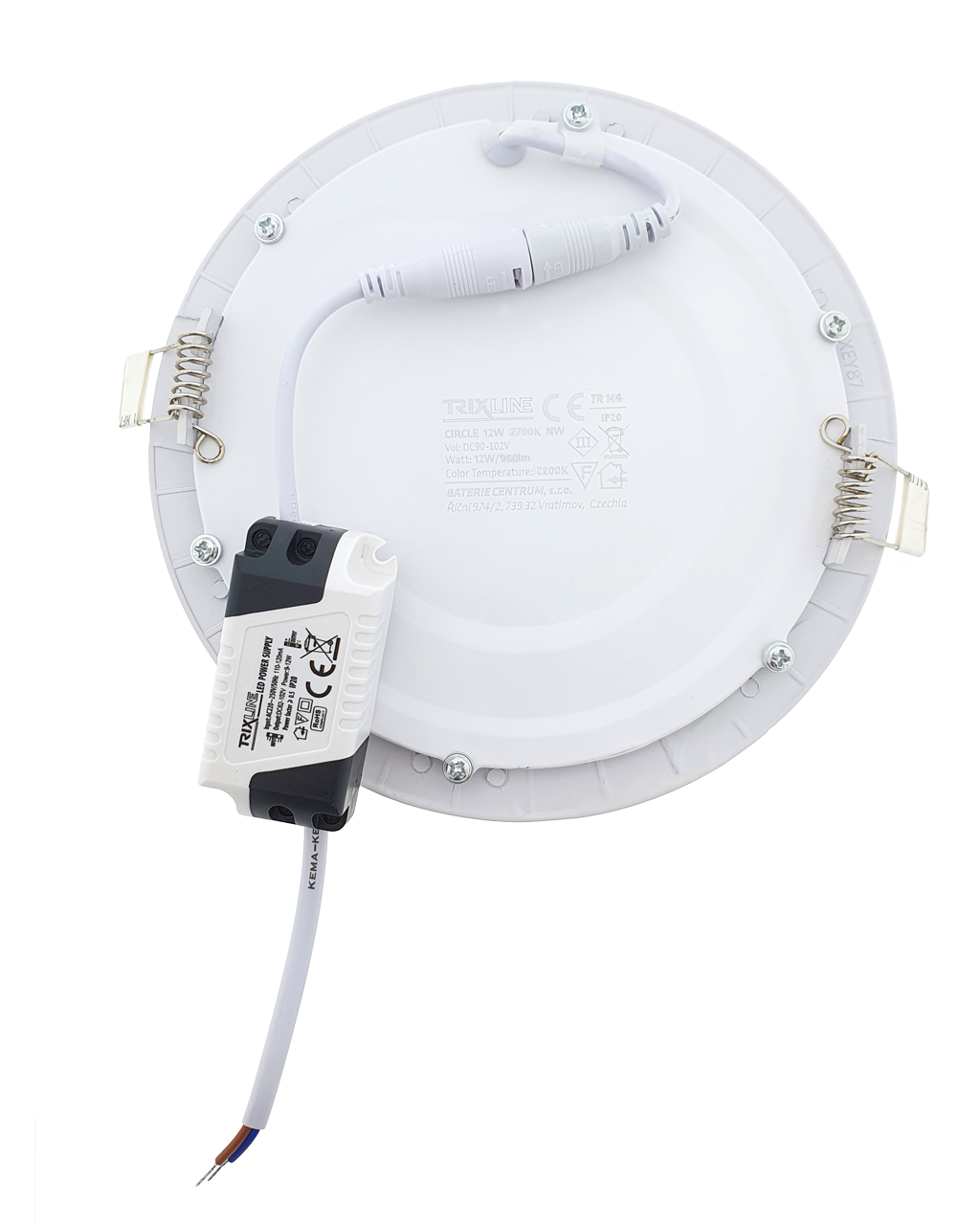 TR-144 LED panel 12W 960lm 2700K - kerek Trixline - Image 3