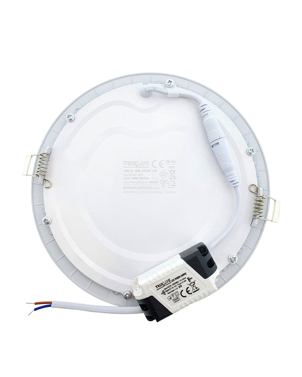 TR-129 LED panel 15W 1320lm 6500K - kerek Trixline - Image 4