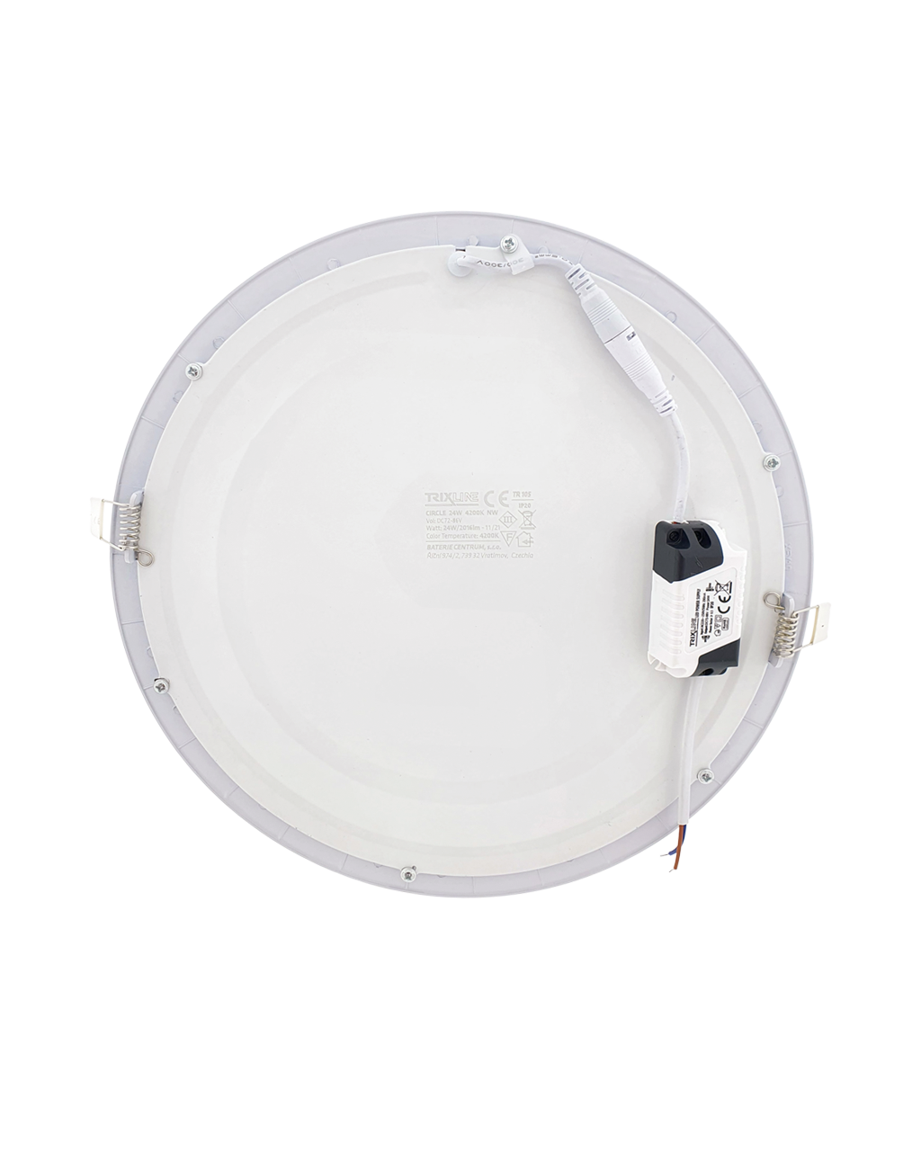 TR-105 LED panel 24W 4200K 2016lm - kerek Trixline - Image 2