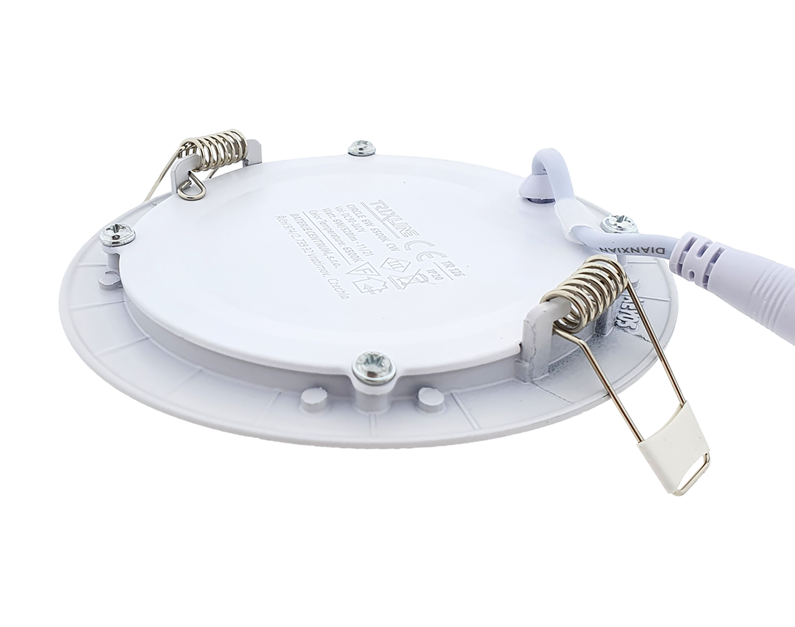 TR-126 LED panel 6W 528lm 6500K - kerek Trixline - Image 2