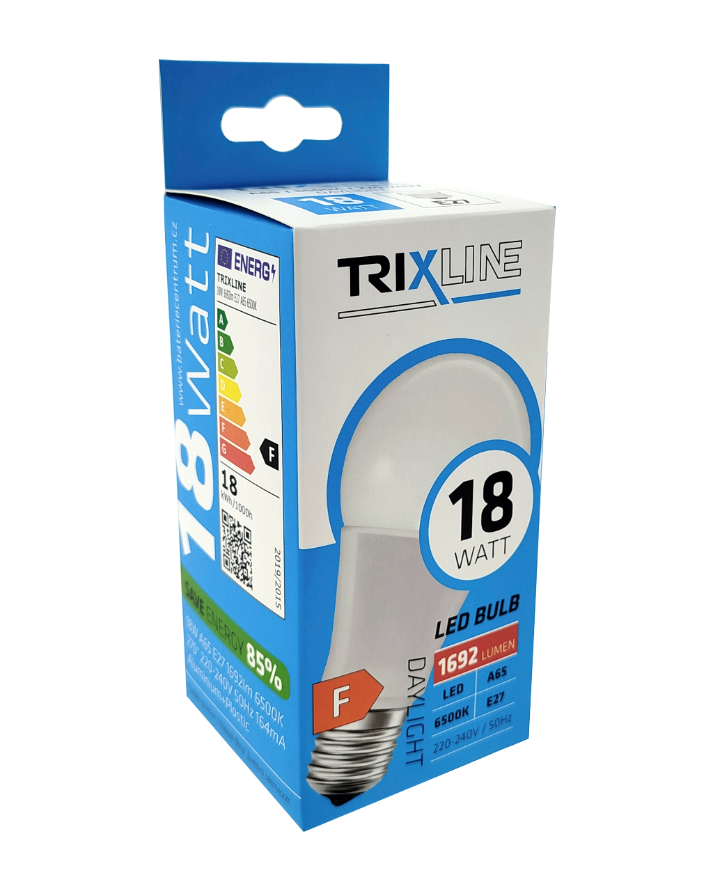 Trixline18W E27 A65 6500K 1692lm LED izzó 1