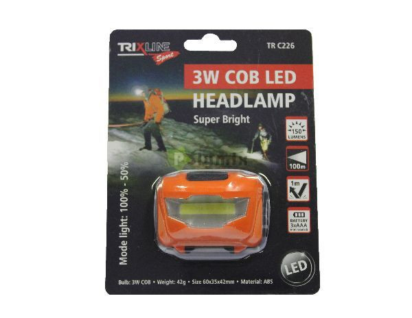 TRIXLINE TR C226 LED-es fejlámpa TRIXLINE TR C226 LED-es fejlámpa - TRC226N - Fejlámpák - | Fénybázis Ózd |