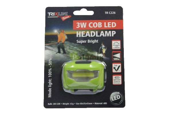TRIXLINE TR C226 LED-es fejlámpa TRIXLINE TR C226 LED-es fejlámpa