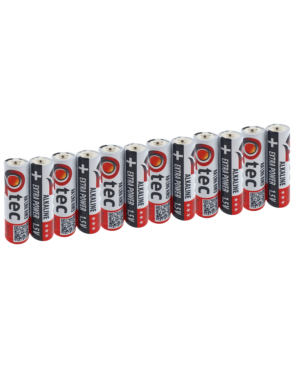 QTEC AA/12 db LR6/UM3 Extra nagy teljesítményű alkáli elem - Image 2