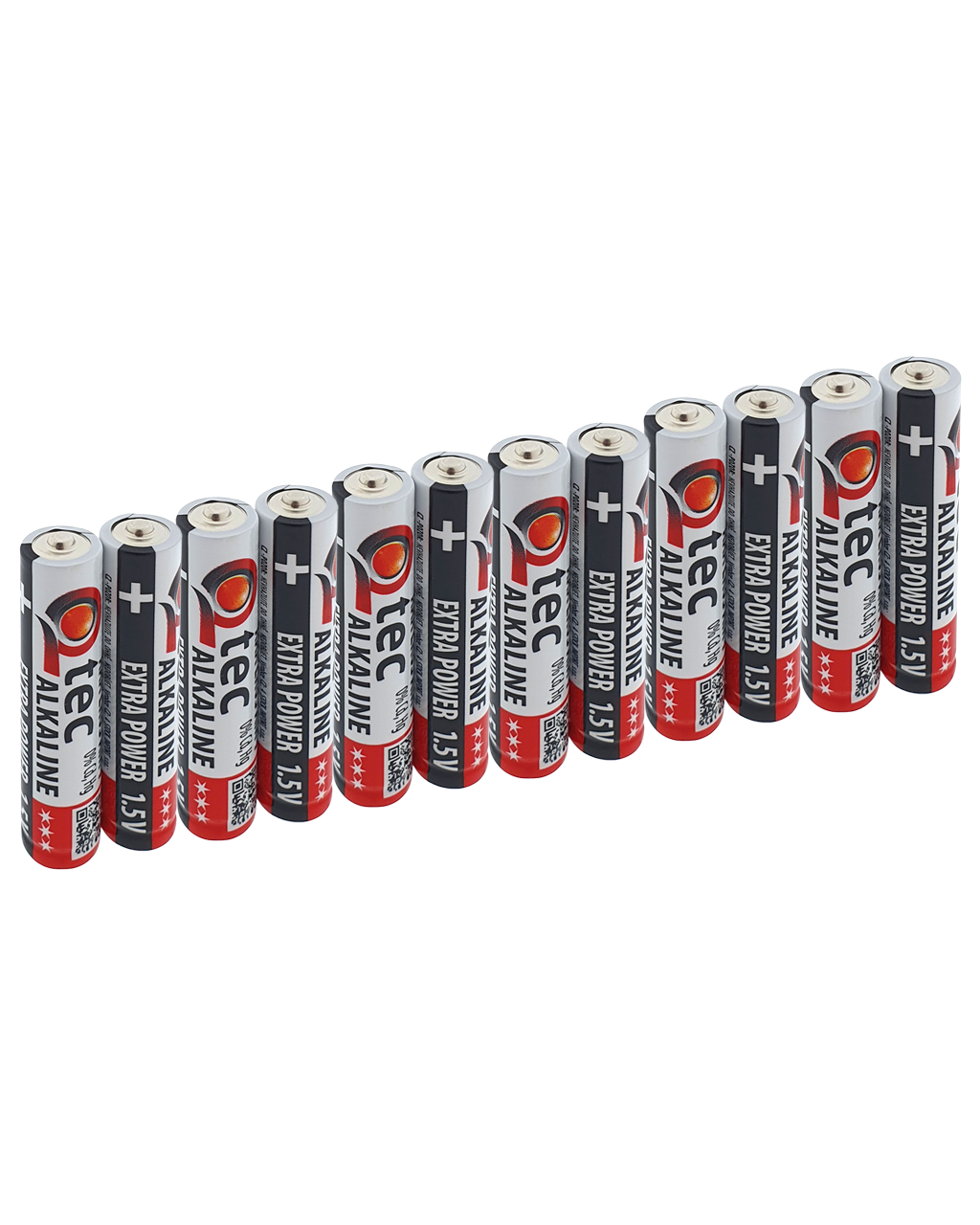 QTEC AAA/12 db LR03/AM4 Extra nagy teljesítményű alkáli elem - Image 2