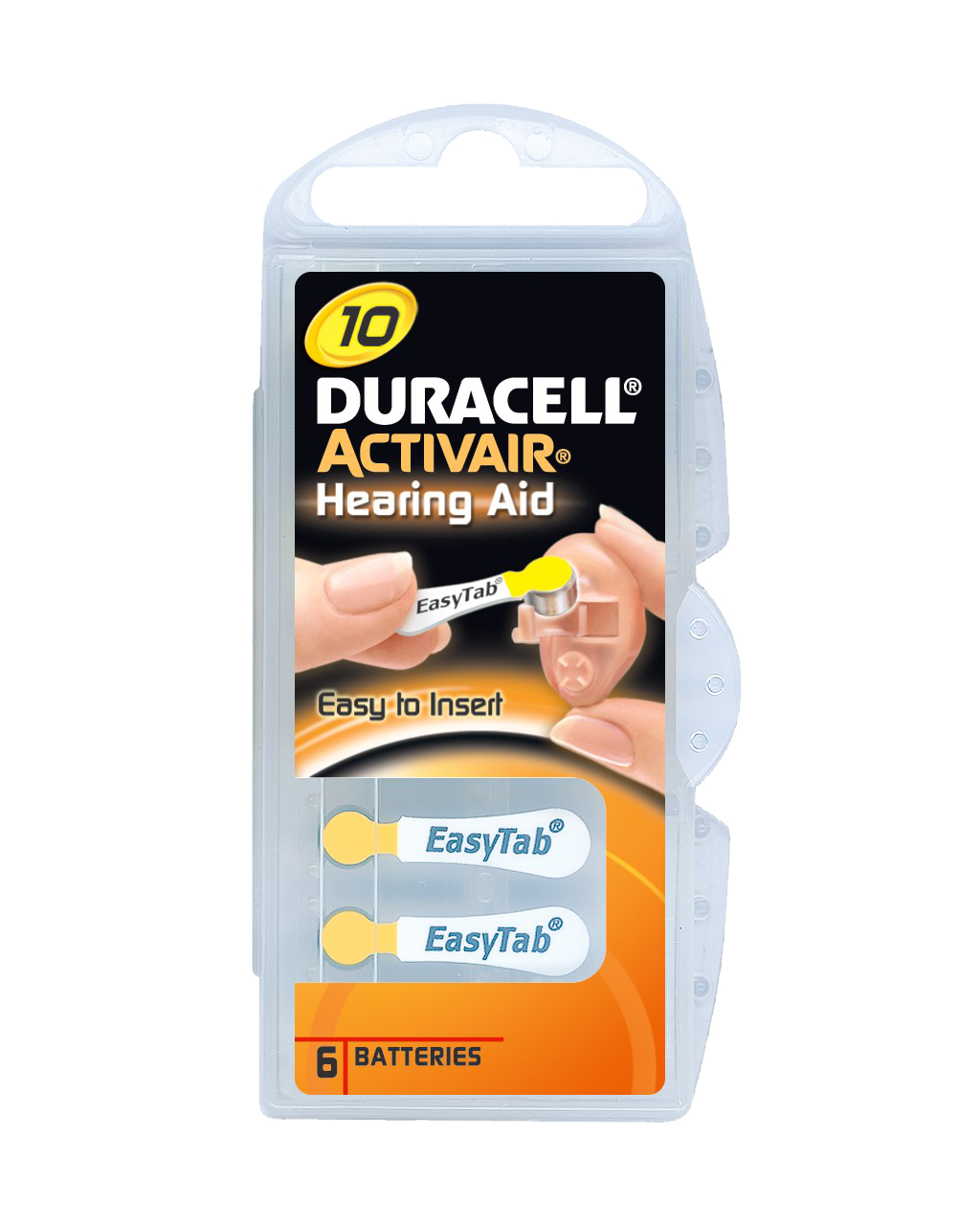 Duracell DA10 PR230 hall eszköz elem 6 db