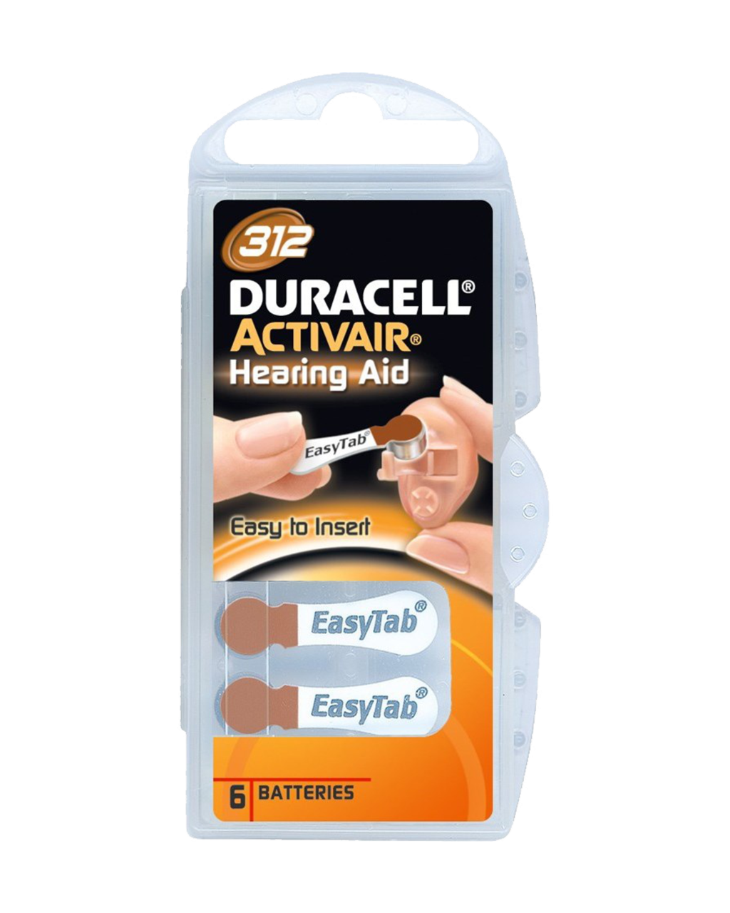Duracell DA312 PR41 hall eszköz elem 6 db