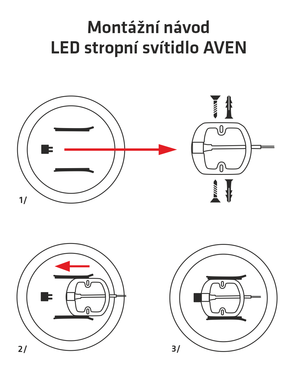 AVEN Q-240CP 12W 1020lm 4000K ø25cm/kerek aran QTECLED mennyezeti lámpa AVEN Q-240CP 12W 1020lm 4000K ø25cm/kerek aran QTECLED mennyezeti lámpa