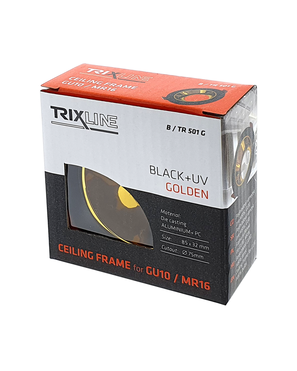 TR 501 MR16, GU10 lámpa TRIXLINE G-hez, kerek - Image 2