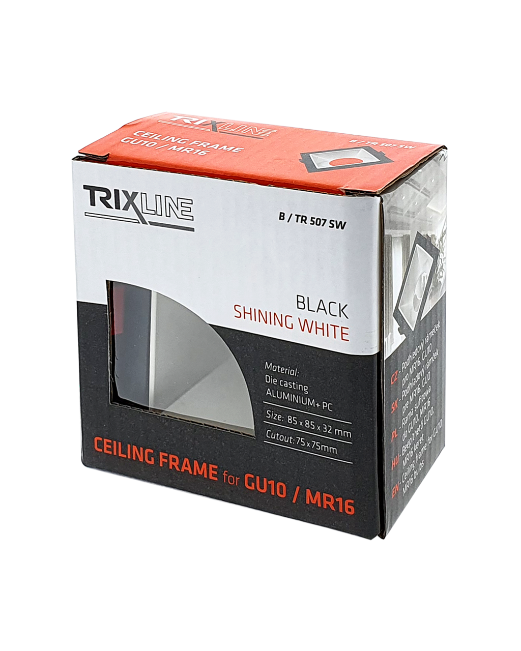 TR 507 MR16, GU10 TRIXLINE B/ SW-hez, négyzet alakú - Image 2