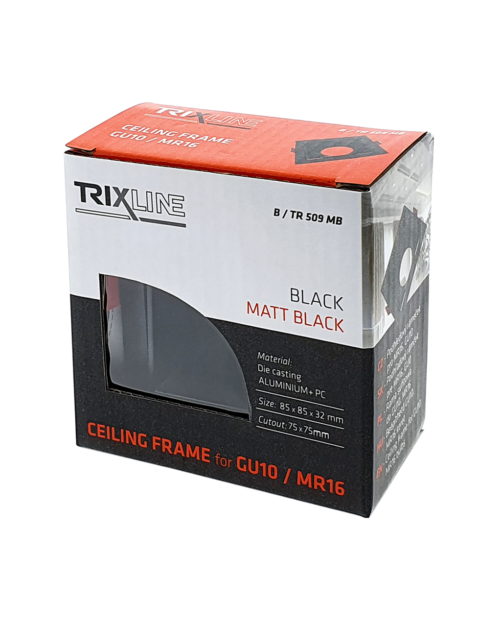 TR 509 MR16, GU10 TRIXLINE B/MB-hez, négyzet alakú - Image 2