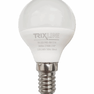 Trixline 4W 360lm E14 P45 2700K meleg fehér