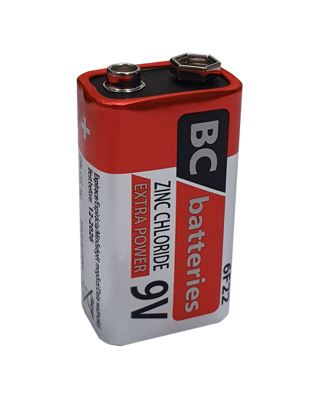 BC 6F22 Extra Power cink-klorid elem 9V/1 dB BC 6F22 Extra Power cink-klorid elem 9V/1 dB
