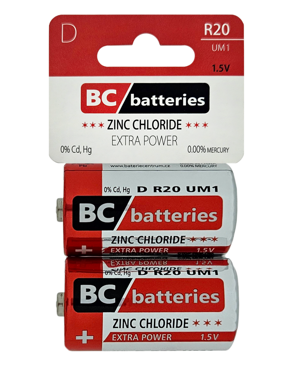 BC D-R20 UM1Góliát Extra teljesítményű cink-klorid 1,5 V / 2 db BLISZTER BC D-R20 UM1Góliát Extra teljesítményű cink-klorid 1,5 V / 2 db BLISZTER