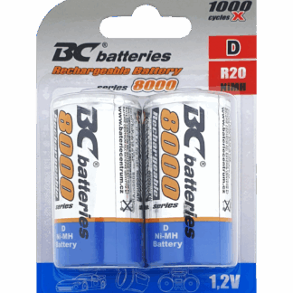 Újratölthető akkumulátor R20 BC 1,2 V-os elem