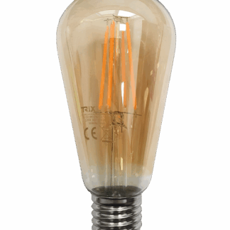 Dekoratív FILAMENT Trixline 8W 880lm ST64 E27 2700K meleg fehér