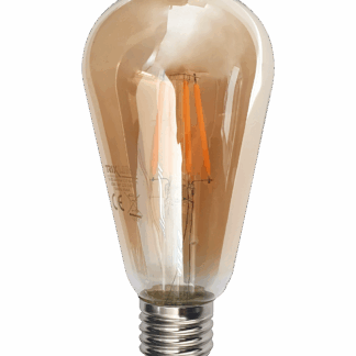 Dekoratív LED izzóFilament 4W 440lm ST64 E27 2700K  - Arany meleg fehér Trixline