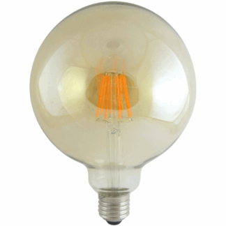 Dekoratív LED izzószálas Trixline G-125, 10W E27 GOLD