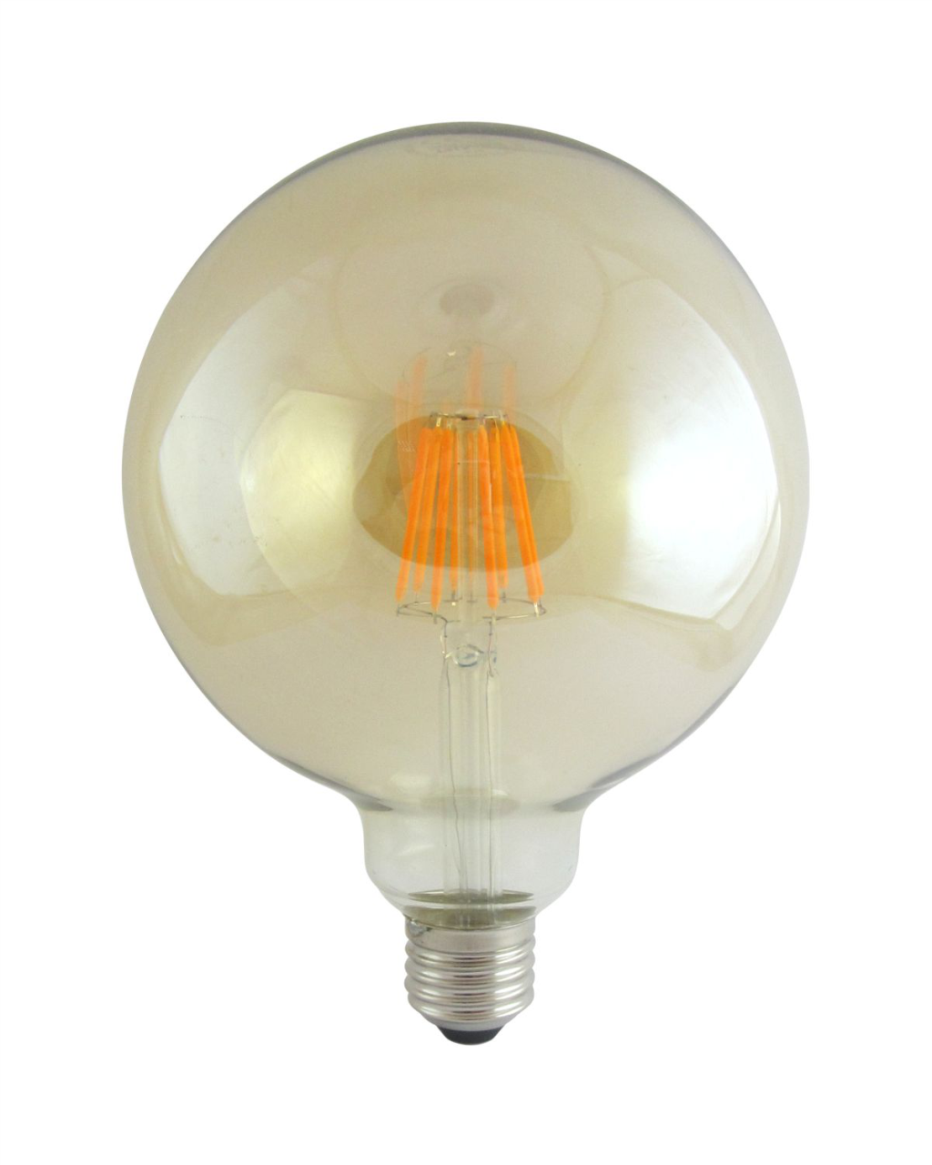 Dekoratív LED izzószálas Trixline G-125, 10W E27 GOLD