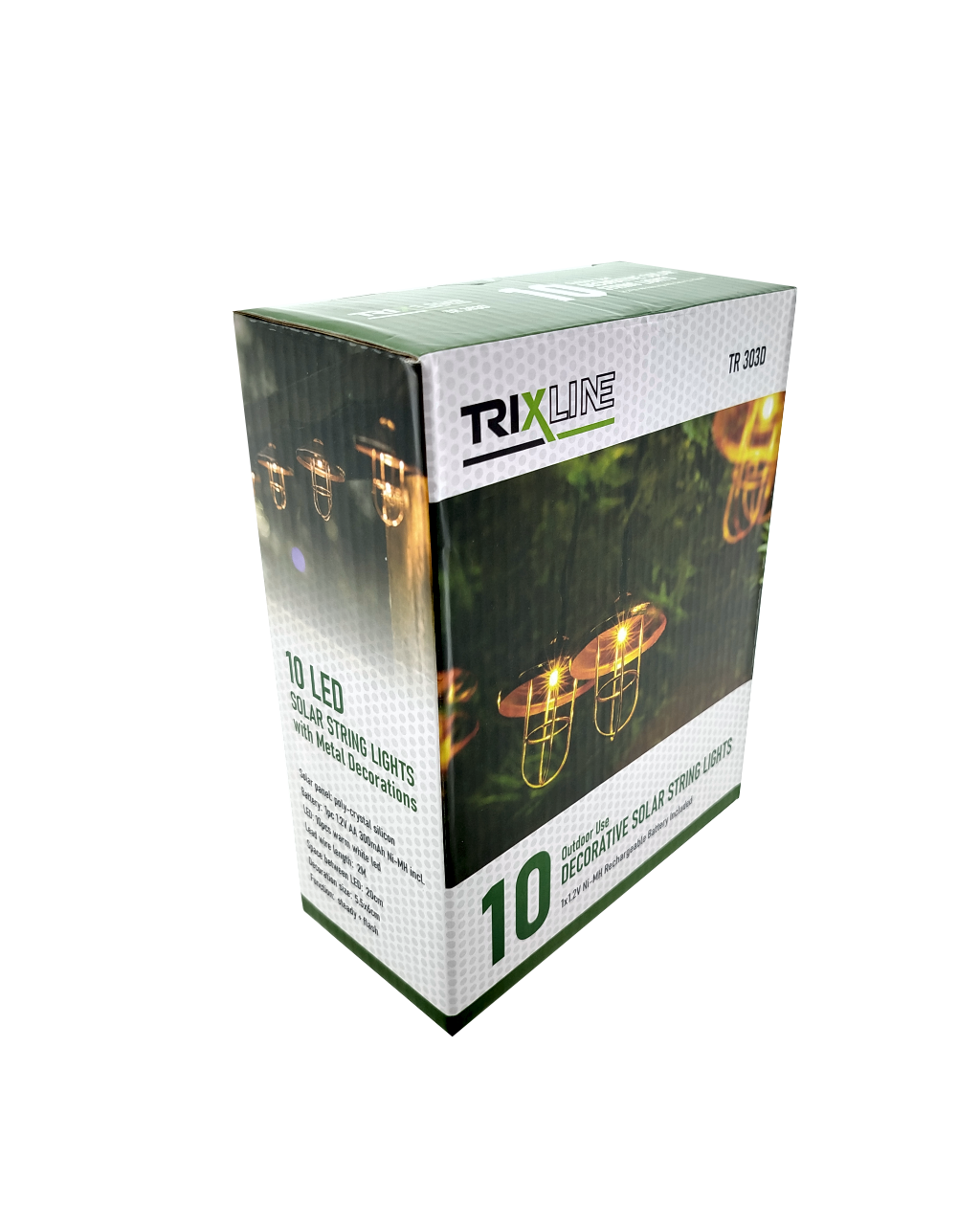 Dekoratív LED TR-303D napelemes füzér Trixline Dekoratív LED TR-303D napelemes füzér Trixline