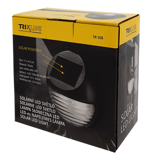 Dekoratív TR 508 LED napelemes lámpa TRIXLINE Dekoratív TR 508 LED napelemes lámpa TRIXLINE