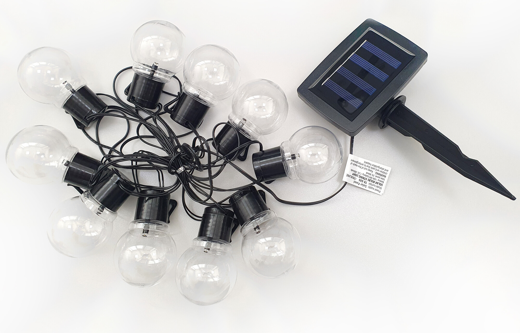 Dekoratív TR 606 10 db-os LED-es napelemes lánc 2 m IP44 TRIXLINE Dekoratív TR 606 10 db-os LED-es napelemes lánc 2 m IP44 TRIXLINE