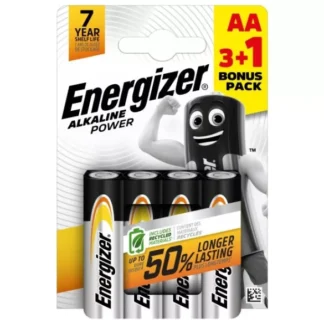 Energizer Power, Alkáli Ceruza Elem, AA 3+1db/csomag