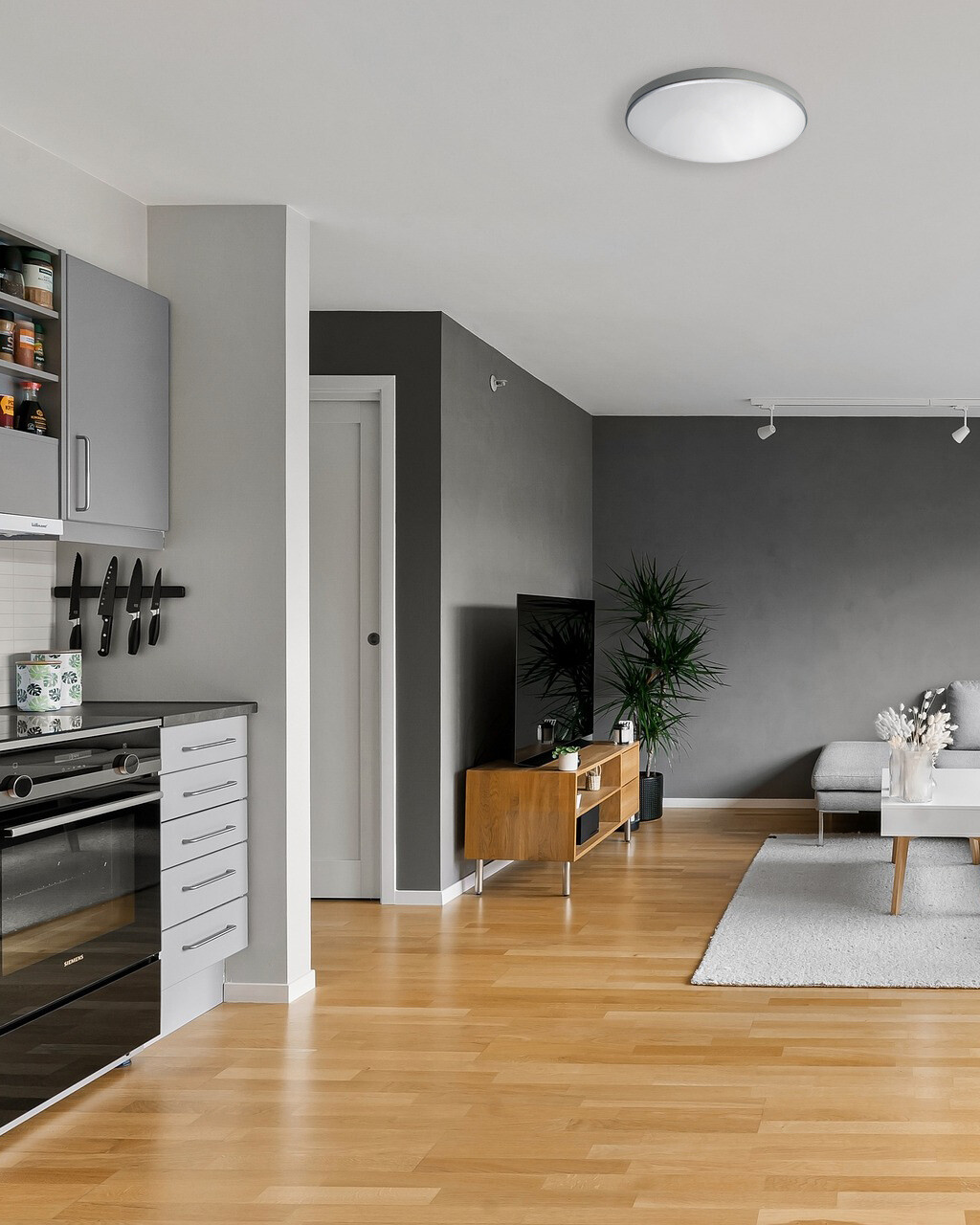 ESLA Q-244CP 12W 1020lm 4000K ø25cm/kerek ezüst QTEC LED mennyezeti lámpa - Image 3