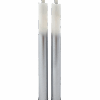 HD-117 Hosszú LED gyertyák – fehér-ezüst, 2 db HOME DECOR HD-117 Hosszú LED gyertyák – fehér-ezüst, 2 db HOME DECOR