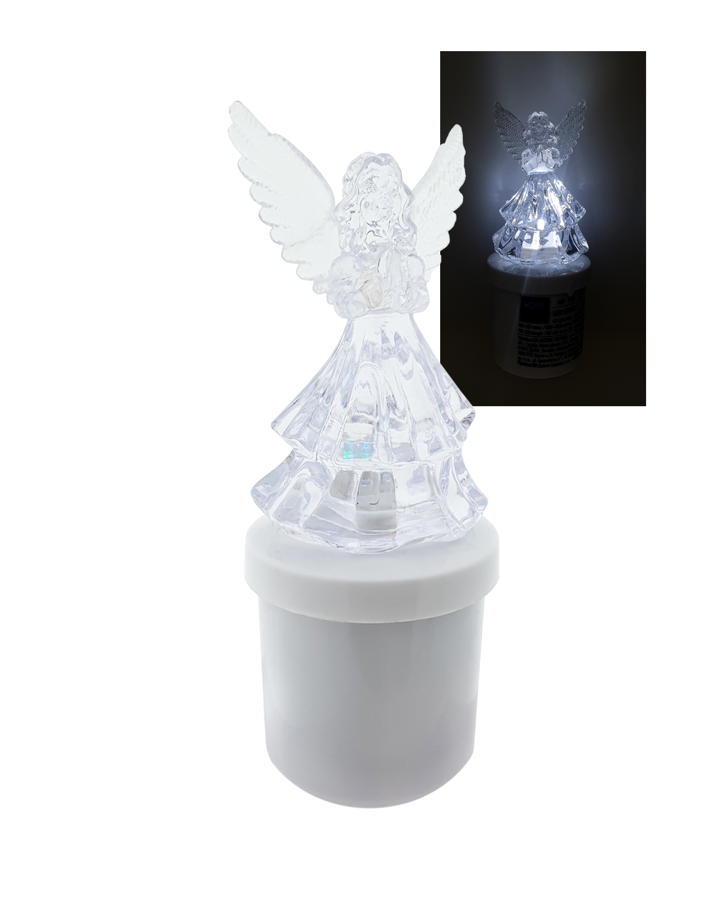 HD-136 LED gyertya Angyal – fehér pislákoló láng LAKK DÍSZ HD-136 LED gyertya Angyal – fehér pislákoló láng LAKK DÍSZ
