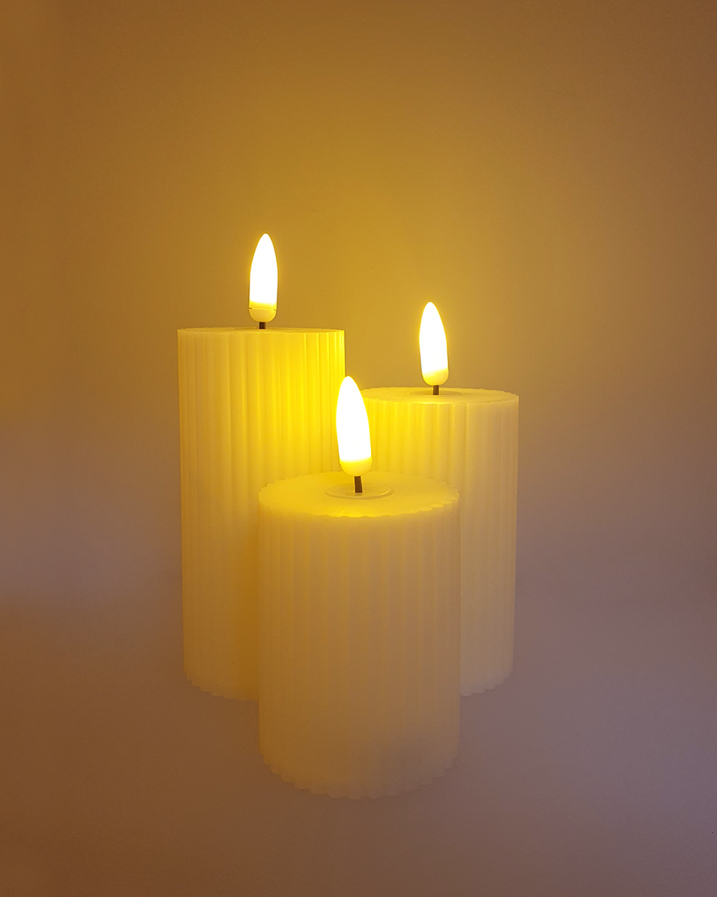 HD-141 LED gyertya – vanília LAKKOLT DÍSZ 3 db-os szett HD-141 LED gyertya – vanília LAKKOLT DÍSZ 3 db-os szett