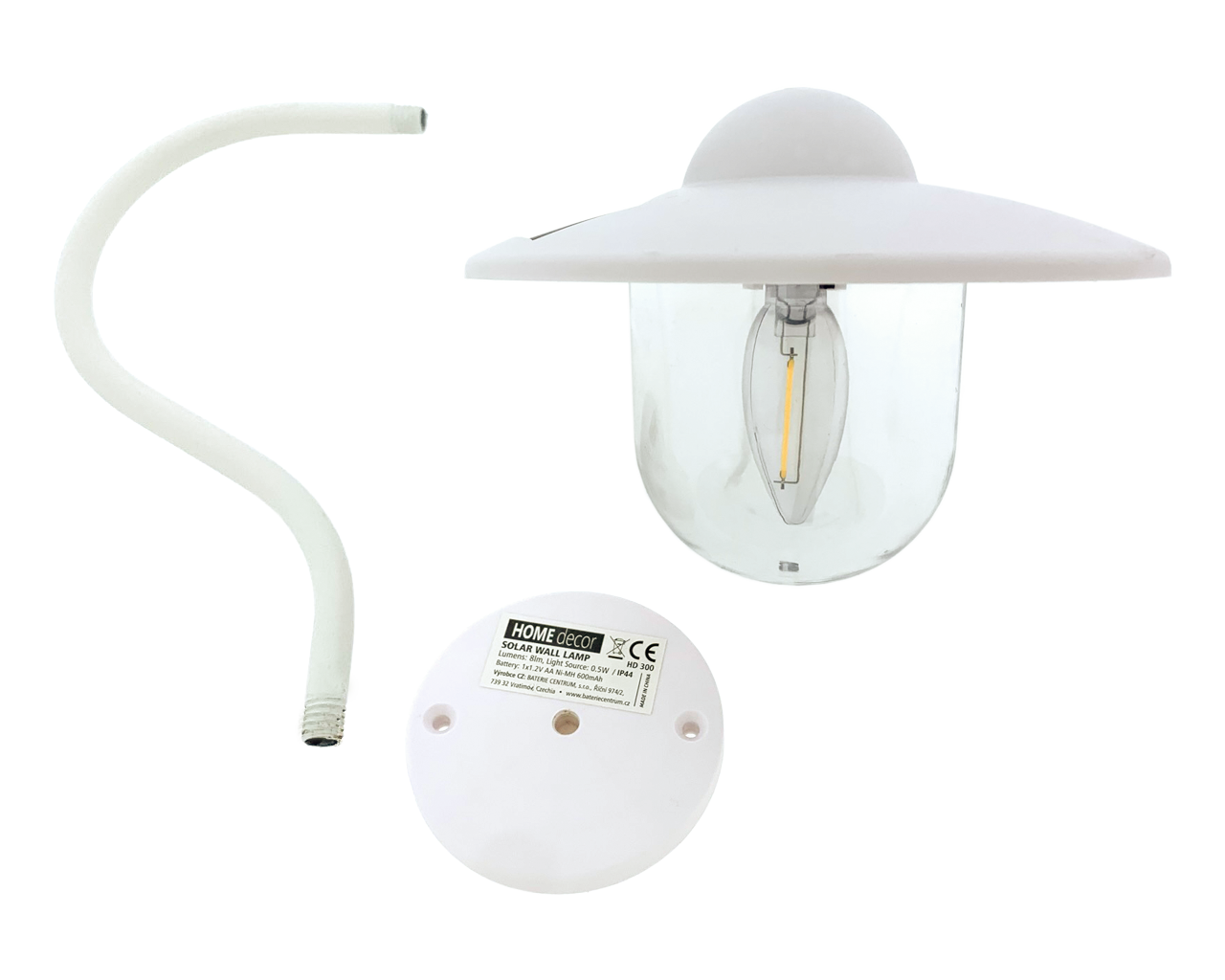 TRIXLINE HD 316 HOME dekorációk LED napelemes lámpa - fehér - Image 4