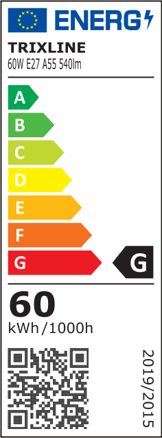 Trixline 60W, A55, E27, 2700K speciális izzó - Image 2